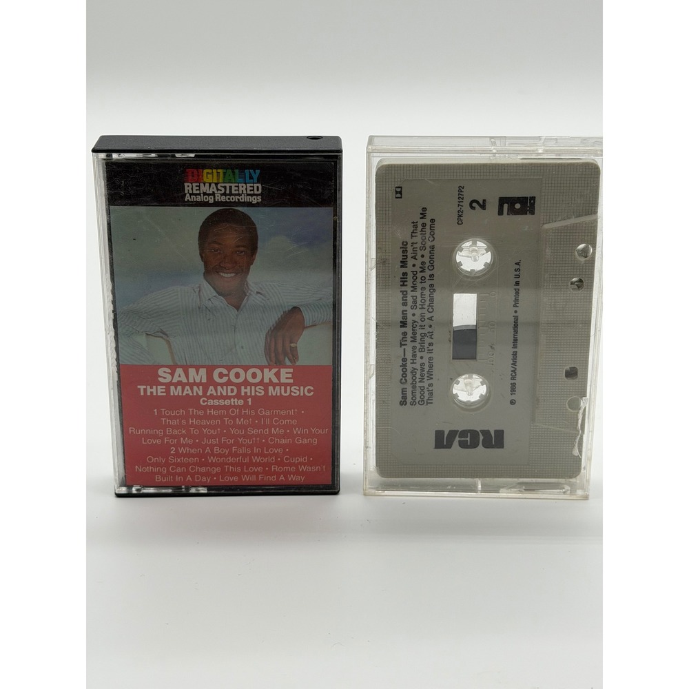 Sam Cooke The Man and His Music Cassette 1 Soul R&B RCA 1986 Tape